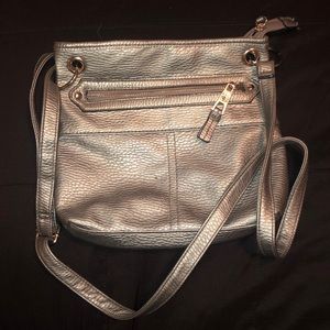 Silver Crossbody bag